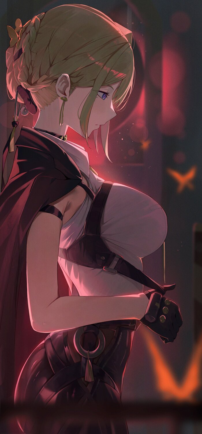  , Anime Art, , , Zenless Zone Zero, Evelyn Chevalier (zzz), 