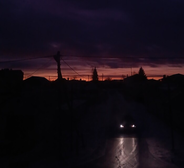 Ноябрьский закат