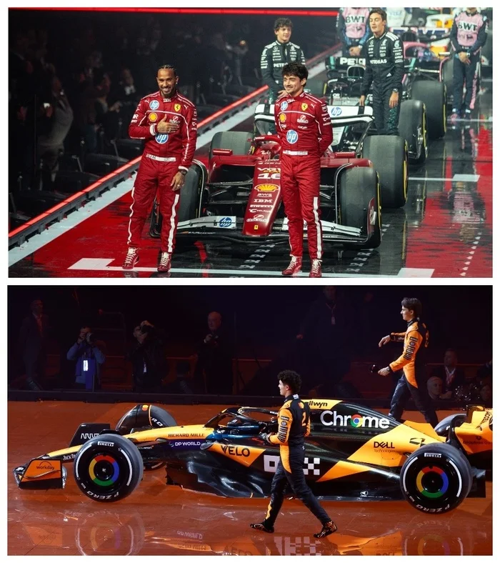 Formula 1. F1 75 Live Review - 2025 Livery Show Ceremony - Автоспорт, Race, Formula 1, Commands, Presentation, Show, Ferrari, Mclaren, Red bull, Mercedes, Aston martin, Alpine, Haas, Williams racing, Sauber, World championship, Longpost