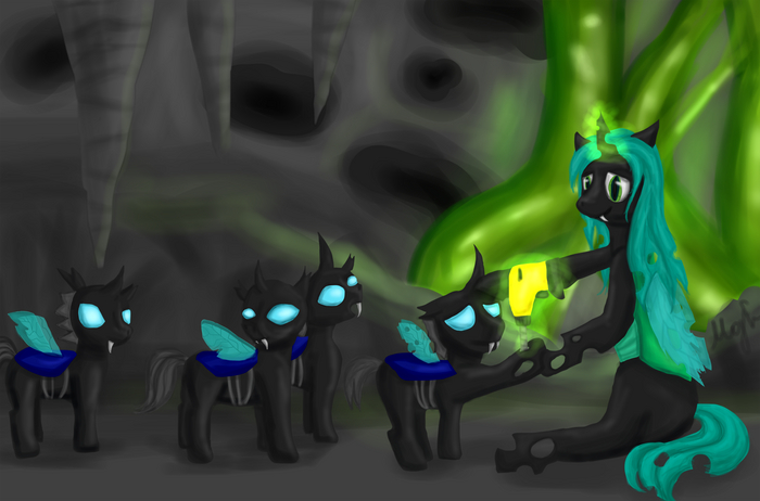     My Little Pony, Original Character, Changeling, Queen Chrysalis