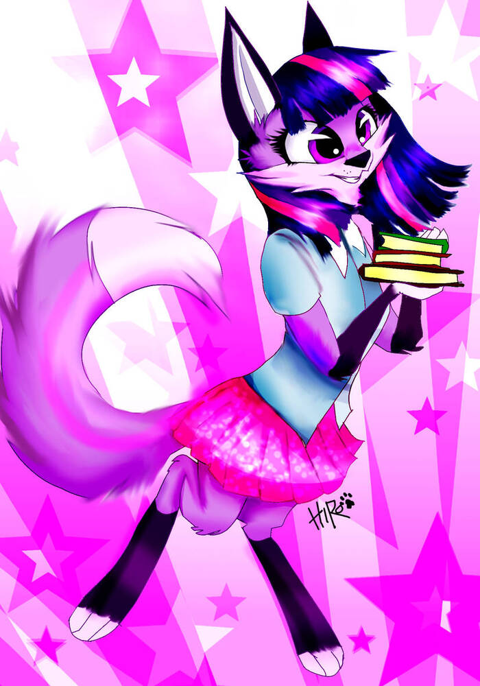 Лисопони с книжками