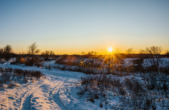 Снежная дорога