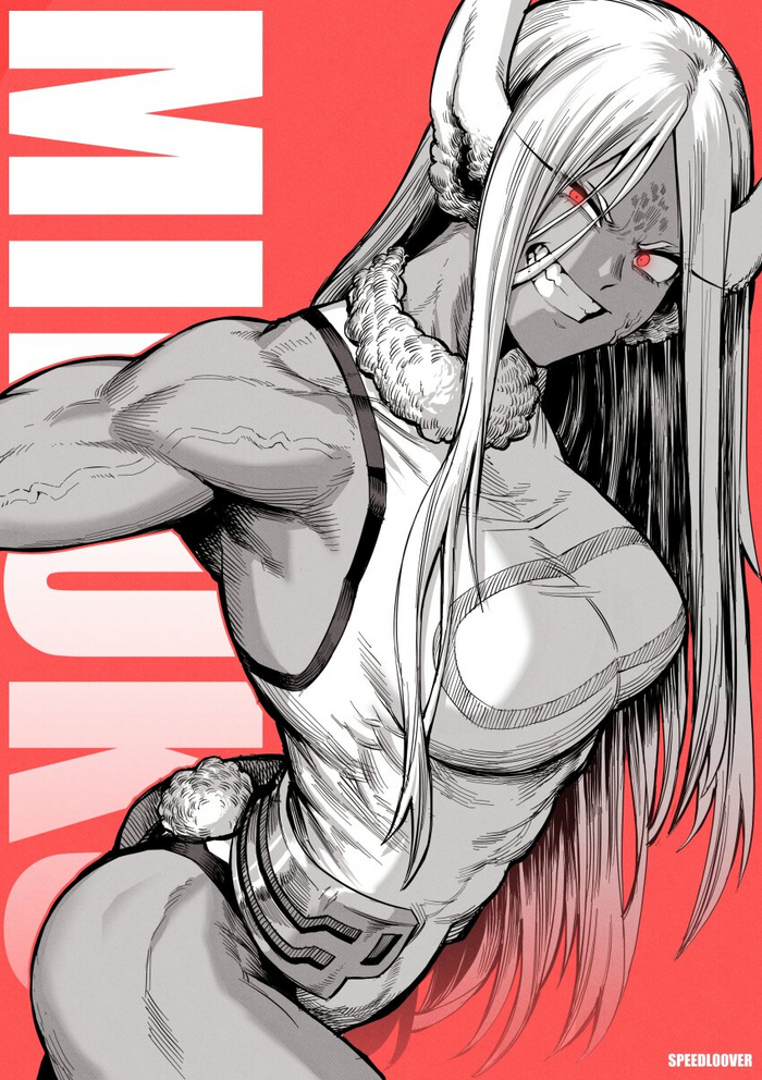    Anime Art, , Speedl00ver, Boku no Hero Academia, Miruko, Animal Ears,  ,   