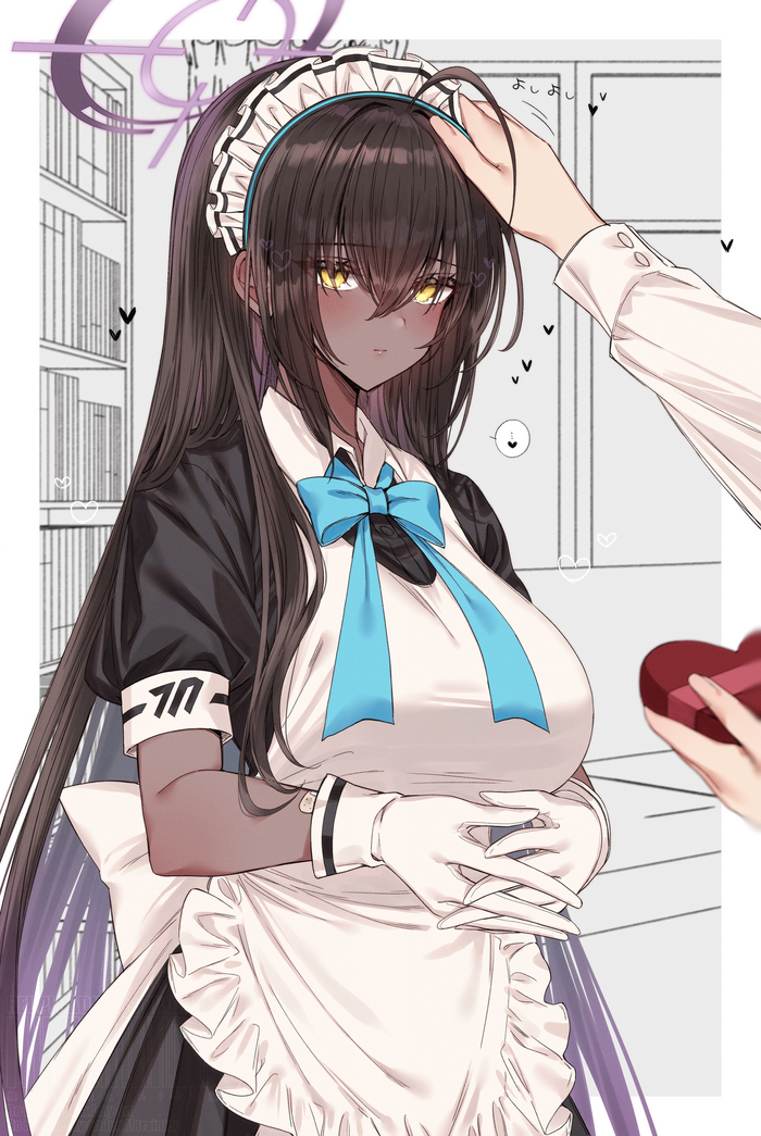      , Anime Art, Blue Archive, Kakudate Karin, , 