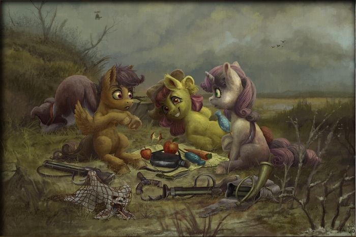 Охотники на привале