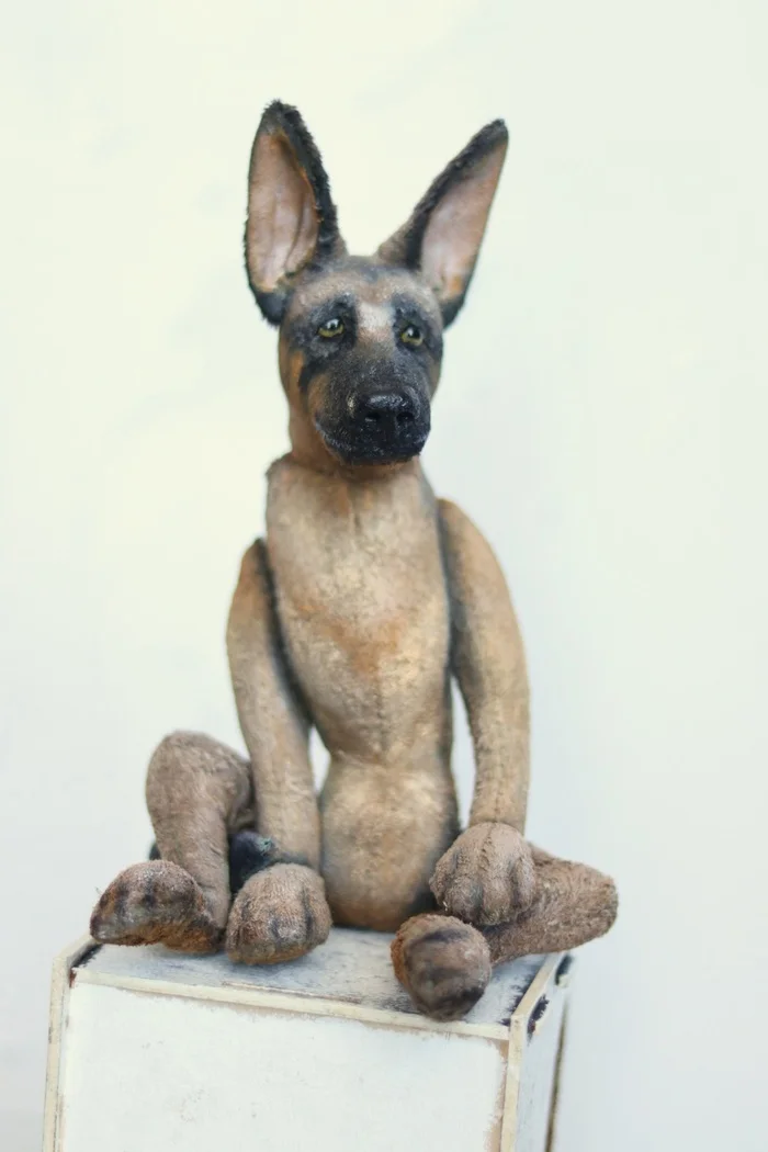 The most devoted creatures... - Author's toy, Doll, Needlework without process, Handmade, Longpost, Dog
