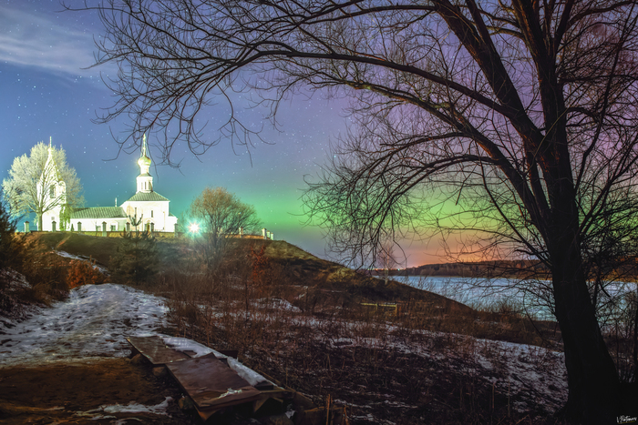 Прямиком из печки, снимал накануне вечером, Тверская область, с. Городня