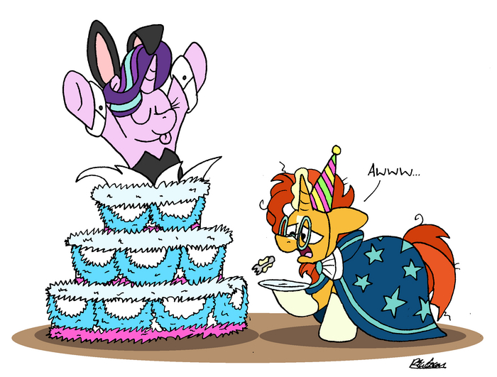  -  My Little Pony, Ponyart, Starlight Glimmer, Sunburst, Bobthedalek