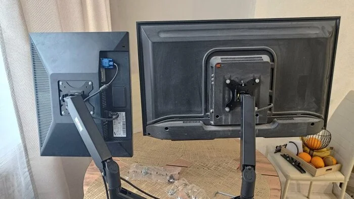 When One Monitor Is No Longer Enough. Review of the ECOVINKA M10-24 Monitor Bracket - My, Products, AliExpress, Распродажа, Advertising, Yandex Market, Stand, Монитор, Online shopping, Discounts, Aliexpress sale, Online Store, Longpost