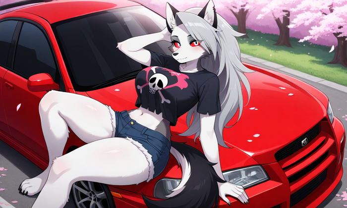 Well, it's nothing like a setup/      , ,  , Loona, Loona (Helluva Boss), Nissan skyline, Mitsubishi Lancer