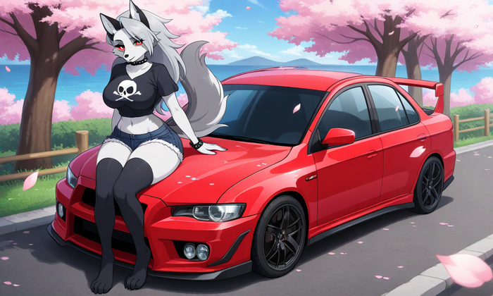 А тут митсубиси лансер по мнению ии