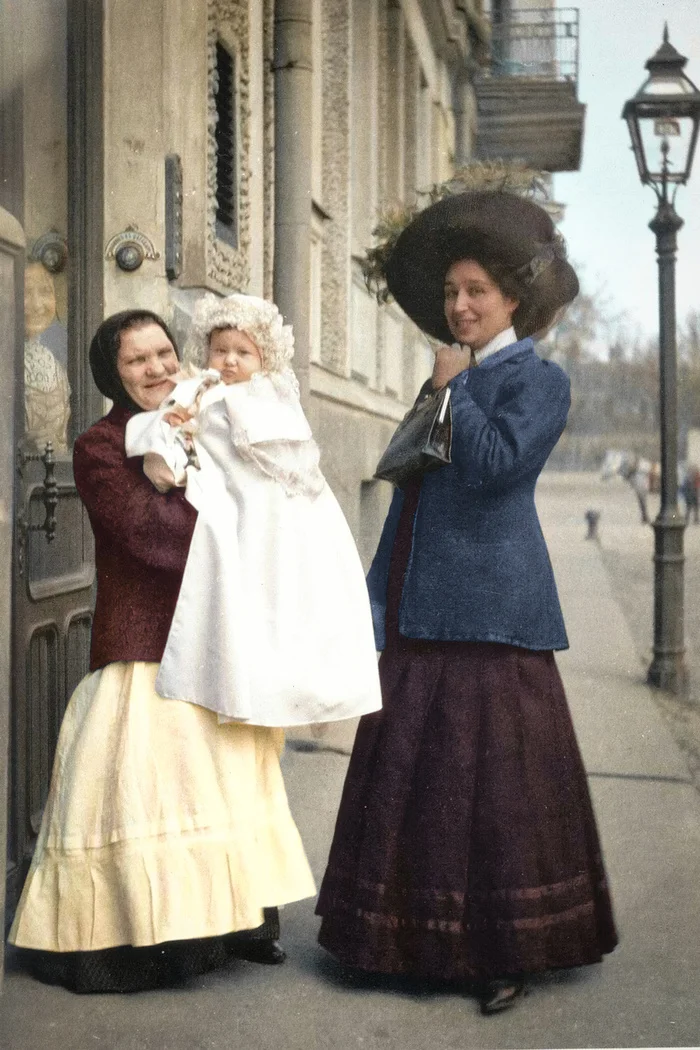 Цветные снимки Дореволюционной Москвы. Жизнь и виды города в начале ХХ века. Часть V 20 век, 19 век, Историческое фото, Старое фото, История города, Российская империя, История России, Фотография, Колоризация, Москва, Длиннопост