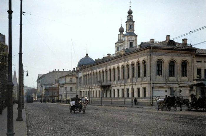 Цветные снимки Дореволюционной Москвы. Жизнь и виды города в начале ХХ века. Часть V 20 век, 19 век, Историческое фото, Старое фото, История города, Российская империя, История России, Фотография, Колоризация, Москва, Длиннопост