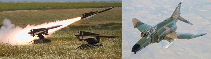 Сбить МиГ-25 с помощью ЗРК MIM-23 Hawk и F-4 Phantom II не удалось