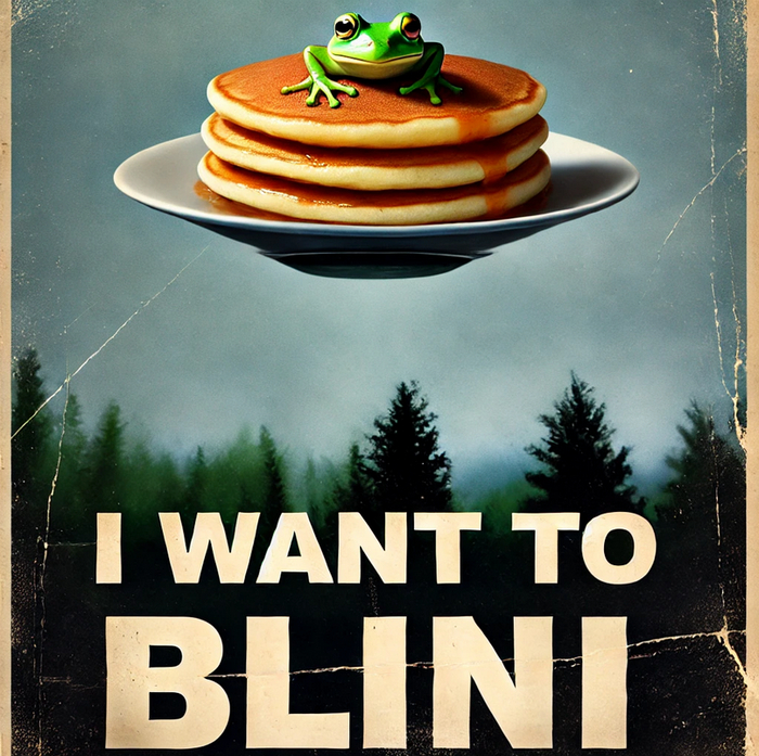 I WANT TO BLINI
