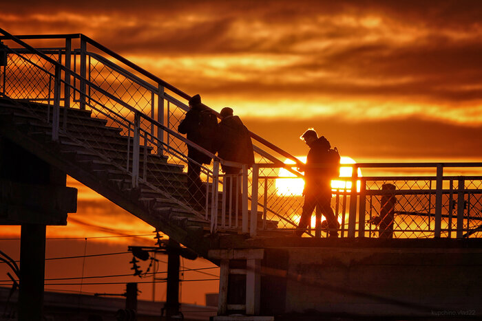 Петербургские восходы...26 февраля. Купчино