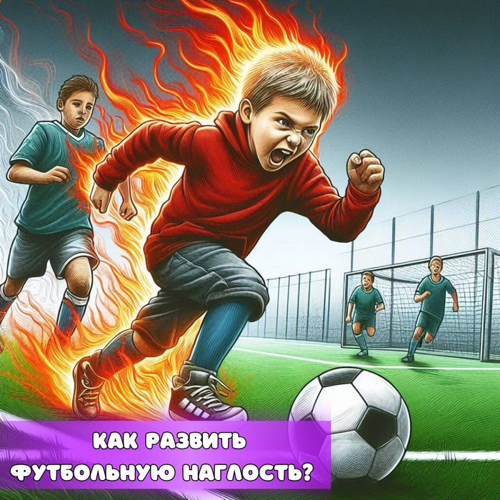 Как развить футбольную наглость у ребенка?