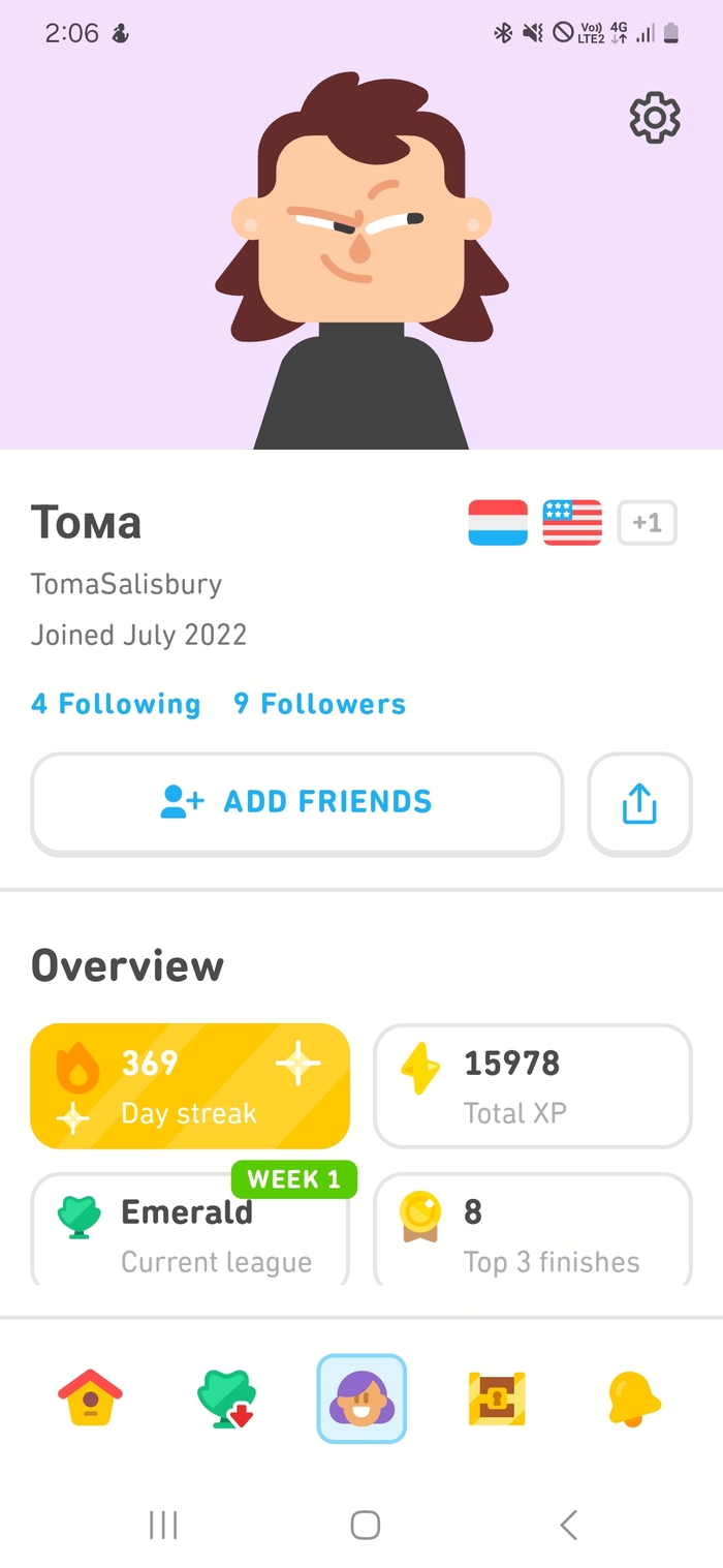 Ответ на пост «Есть кому помог Duolingo?»