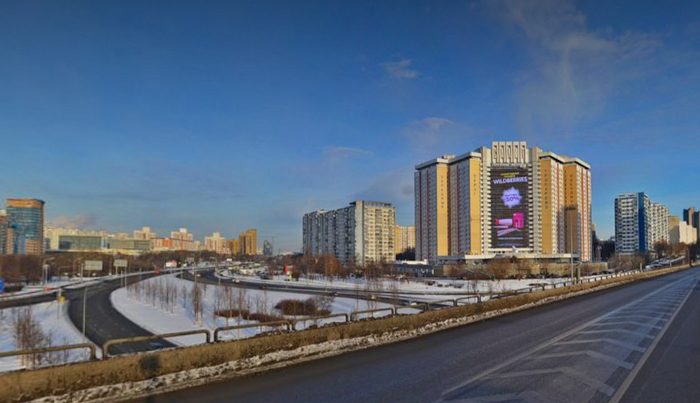 Гостиница "Салют" в 2022 году. Яндекс.Панорамы.