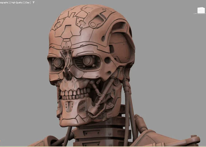 T-600 Terminator Salvation V2 3D print model - Моё, 3D печать, Терминатор, Моделизм, Масштабная модель, Покраска миниатюр, Терминатор 2: Судный день, 3D принтер, Конструктор, Покраска, Стендовый моделизм, Wh miniatures, Salvation, 3D моделирование, Коллекция, Сборка, Роспись, Крафт, Длиннопост