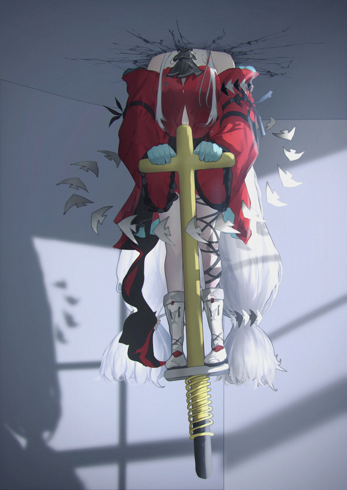     ... Anime Art, , Arknights, Kaltsit, Skadi, Specter (Arknights), W (Arknights), Animal Ears, 