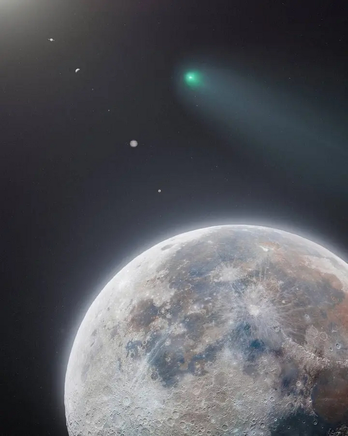 Коллаж «Парад планет» от астрофотографа Эндрю Маккарти 