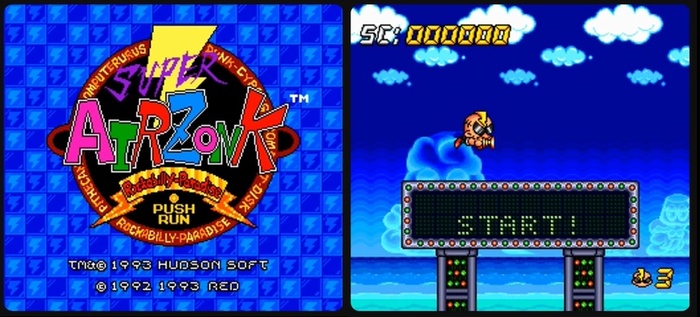 Air Zonk - PC Engine Game  , Dendy, , Bonk, , 