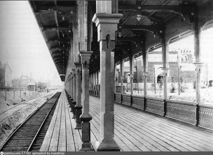 Платформа станции Каланчёвская, 1896 год