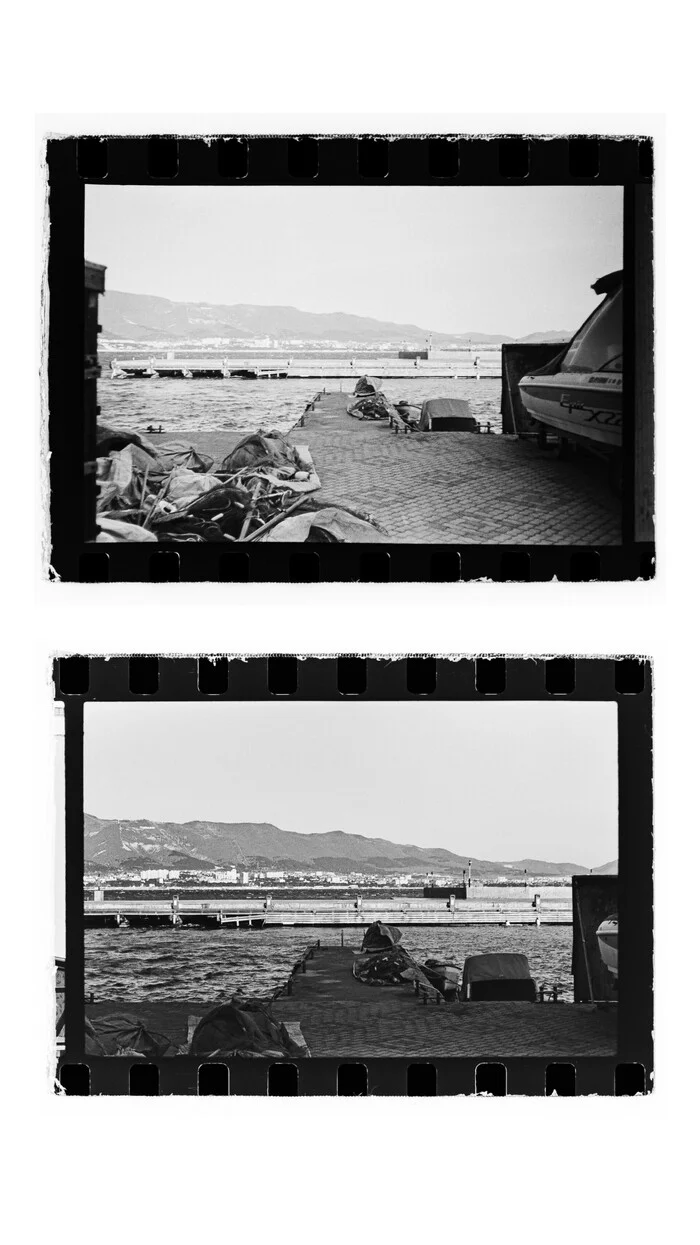 Experiments part 2 - My, The photo, Black and white photo, Photo on sneaker, Polaroid, Black and White Film, Film cameras, Black Sea, Experiment, Photographer, Longpost