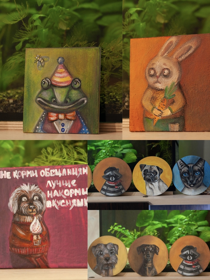 Магниты. Круглые 105мм квадраты от 7.5 до 9см.