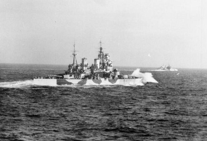 HMS Anson   HMS Belfast (  )         , 5-6  1943 