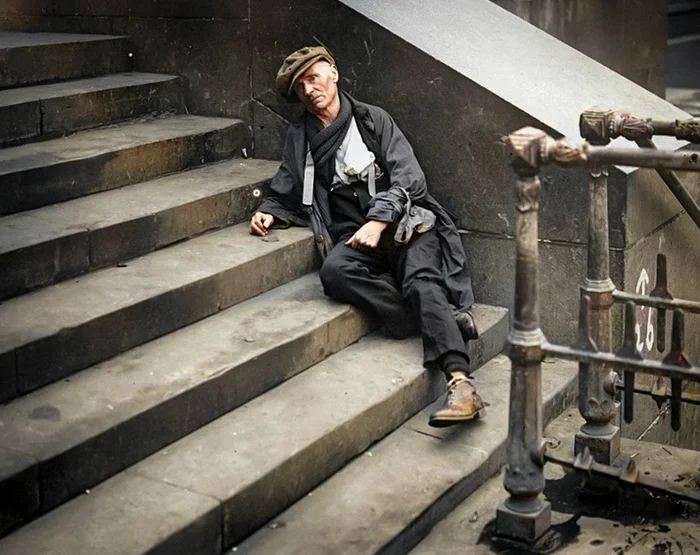 Любопытные фотографии из прошлого Великобритании. 20 раскрашенных фотографий ХХ века. Часть XVI Старое фото, Историческое фото, 20 век, Великобритания, Лондон, Англия, Колоризация, Длиннопост