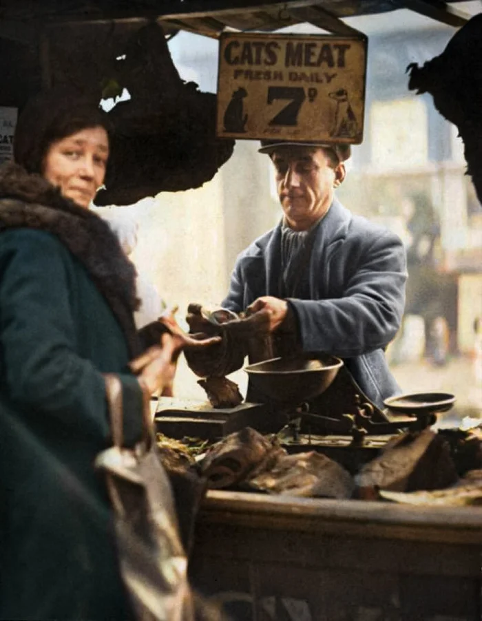 Любопытные фотографии из прошлого Великобритании. 20 раскрашенных фотографий ХХ века. Часть XVI Старое фото, Историческое фото, 20 век, Великобритания, Лондон, Англия, Колоризация, Длиннопост