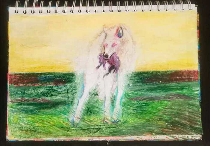 Набросок к картине «animals»