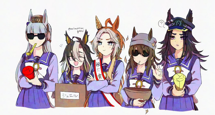   , Anime Art, Uma Musume Pretty Derby, Gold ship, Dream Journey (umamusume), Orfevre, Animal Ears, Nakayama Festa, Fenomeno (umamusume)