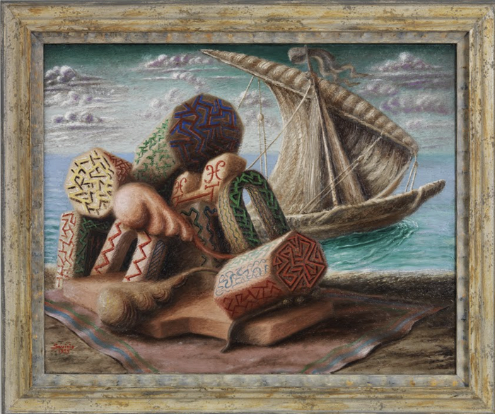 Альберто Савинио. Улисс и Полифем. 1929