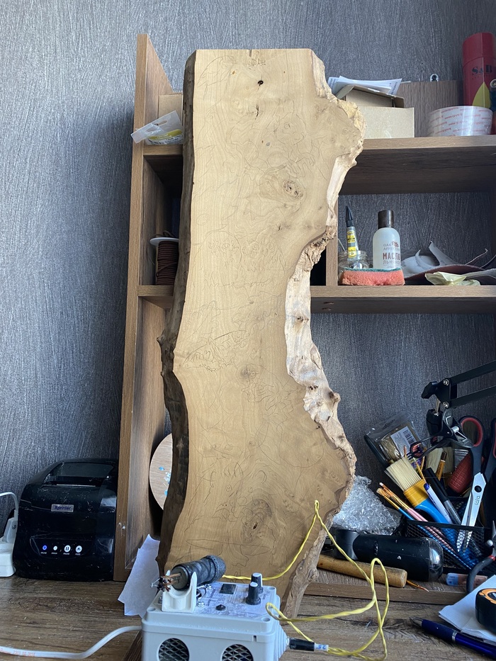 Часы из дерева Мастер, Ручная работа, Работа с деревом, Дерево, Рукоделие с процессом, Пирография, Длиннопост