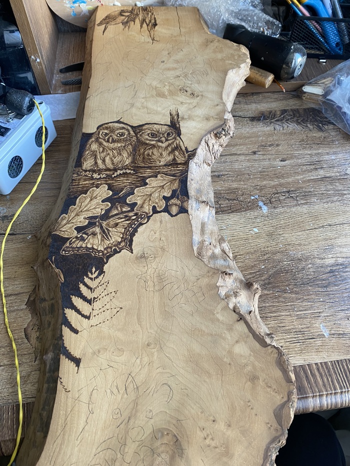 Часы из дерева Мастер, Ручная работа, Работа с деревом, Дерево, Рукоделие с процессом, Пирография, Длиннопост