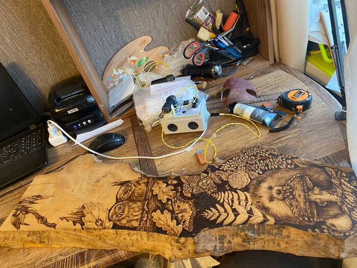 Часы из дерева Мастер, Ручная работа, Работа с деревом, Дерево, Рукоделие с процессом, Пирография, Длиннопост