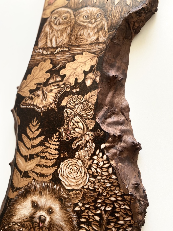 Часы из дерева Мастер, Ручная работа, Работа с деревом, Дерево, Рукоделие с процессом, Пирография, Длиннопост