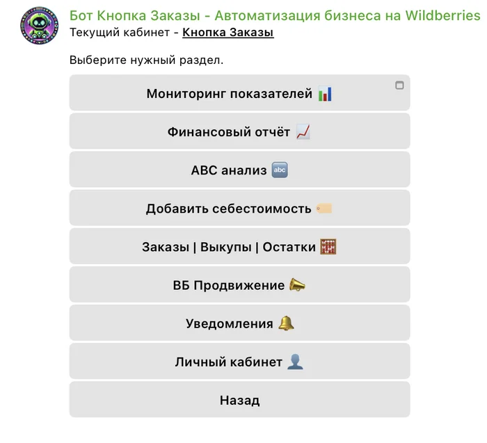 How to test internal advertising on Wildberries and evaluate its effectiveness using Telegram Bot. Instructions and implementation example - My, Business, Sale, Marketplace, Wildberries, Trade, Entrepreneurship, Online Store, Small business, Longpost