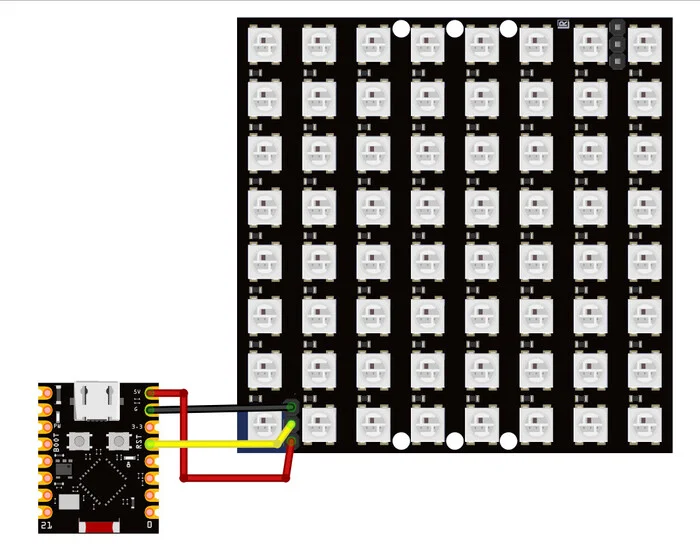 Эффект Матрицы на матрице WS2812B - Моё, Esp32, Arduino, Матрица, Самоделки, Светодиодная панель, Видео, Вертикальное видео, Короткие видео, Длиннопост, Матрица (фильм)