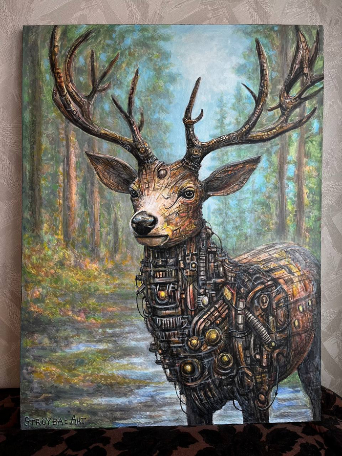 60/80 см., холст, акрил.