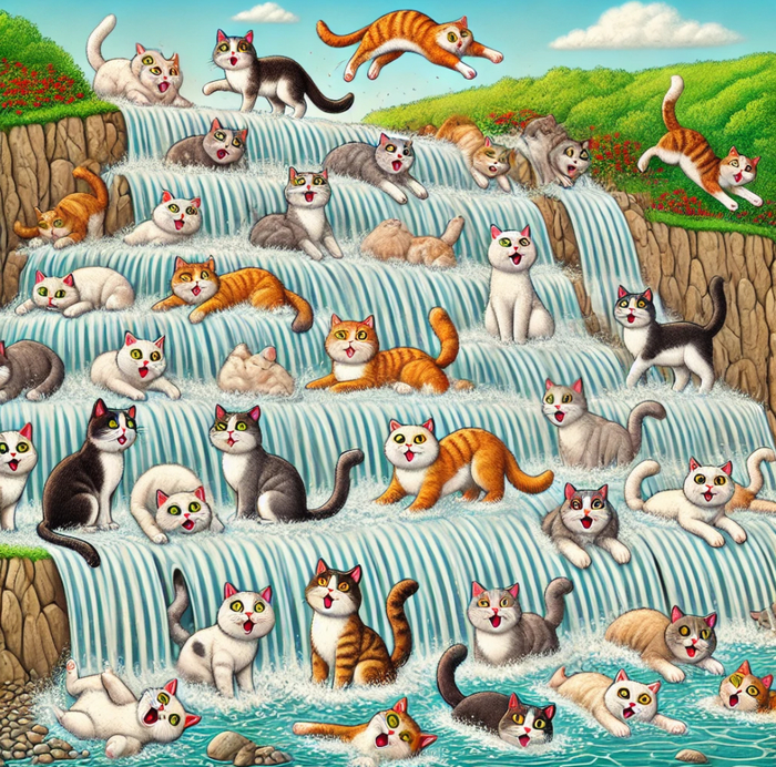 Спасите: котопад и наводнение!