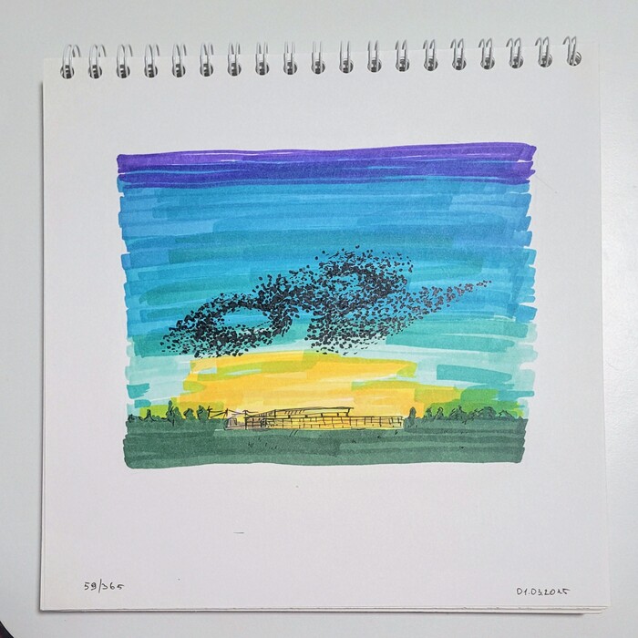 Очередная попытка в "Рисую каждый день". 59/365