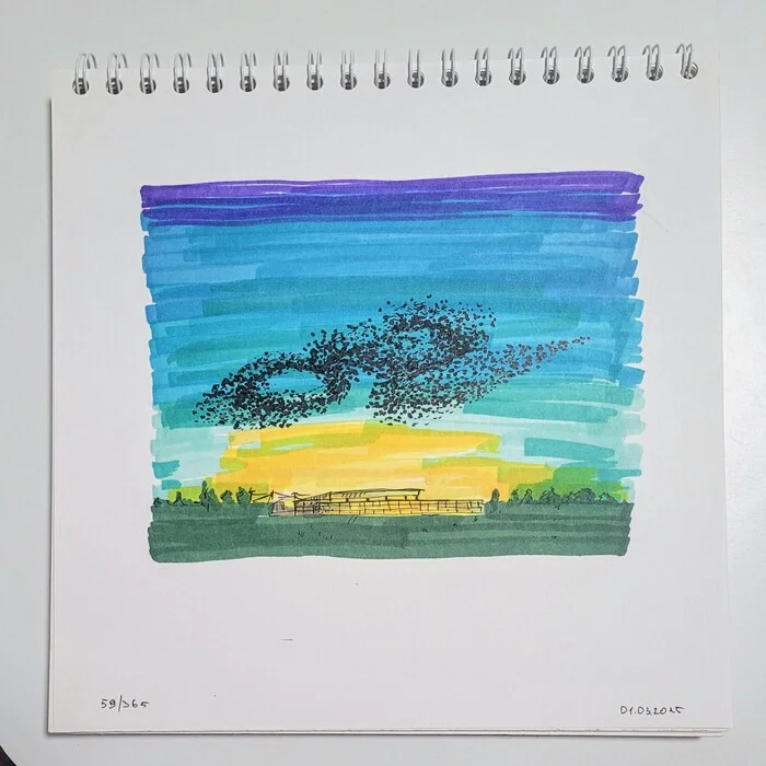 Another attempt at Drawing Every Day. 59/365 - My, Murmuratsiya, Art, Drawing, Illustrations, Sketch