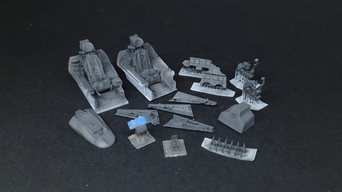 Су-30СМ в масштабе 1/48 от фирмы Great Wall Hobby. Часть 8. Кабина 1/2