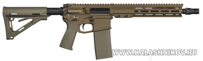 5,56-мм штурмовая винтовка SAKO M23 разработана на базе платформы AR-10/15 и, как и HK 416, оснащена газовым двигателем с коротким ходом поршня