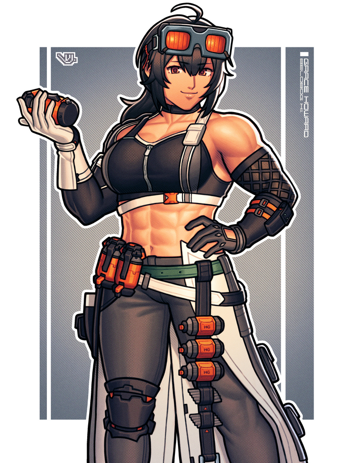 Grace Anime Art, , , Zenless Zone Zero, Grace Howard (zzz)