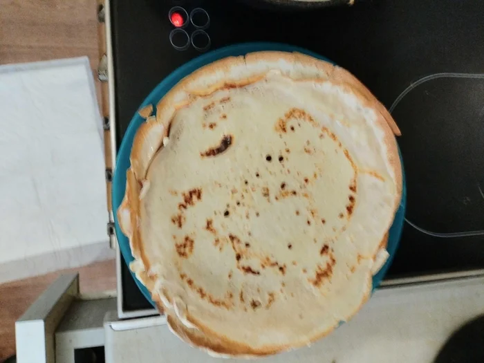 Pancakes pancakes - My, Pancakes, Butter